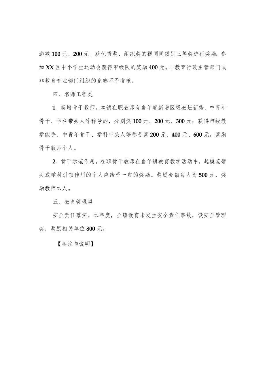 XX镇学校幼儿园年度考核办法及细则.docx_第2页