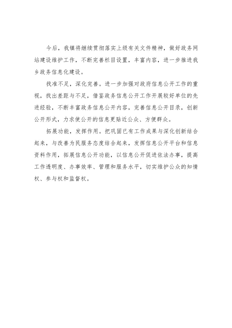 XX镇基层政务公开工作自查整改报告.docx_第2页