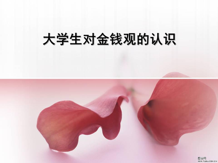 大学生对金钱观的认识.ppt_第1页