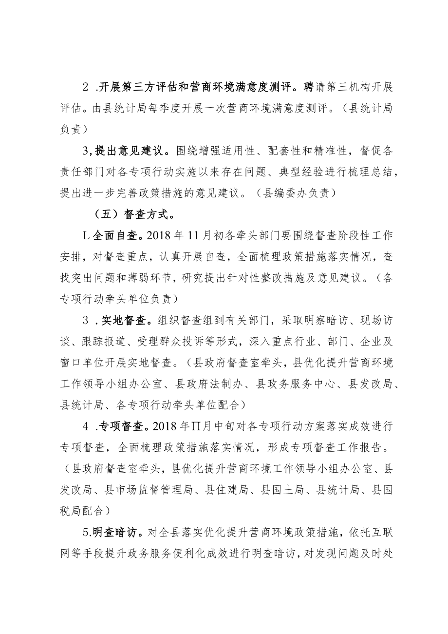 紫阳县优化提升营商环境专项督查行动方案.docx_第3页