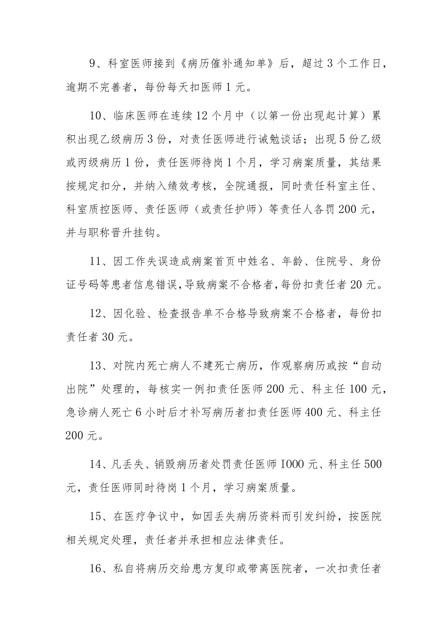 2023人民医院病历质量控制办法.docx_第3页