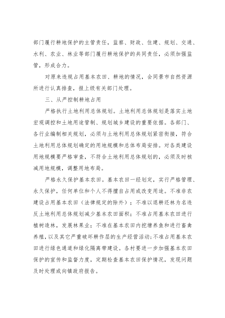 XX镇加强耕地保护工作的方案.docx_第2页