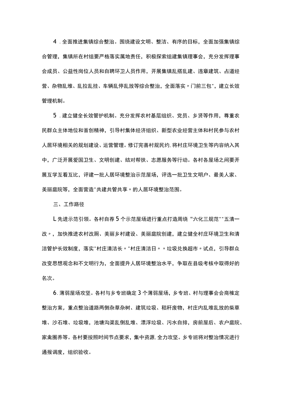 2023年度乡人居环境整治工作方案.docx_第2页