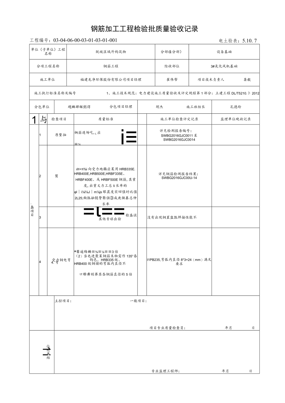 5.10.7钢筋加工工程检验批质量验收记录 - 副本.docx_第1页