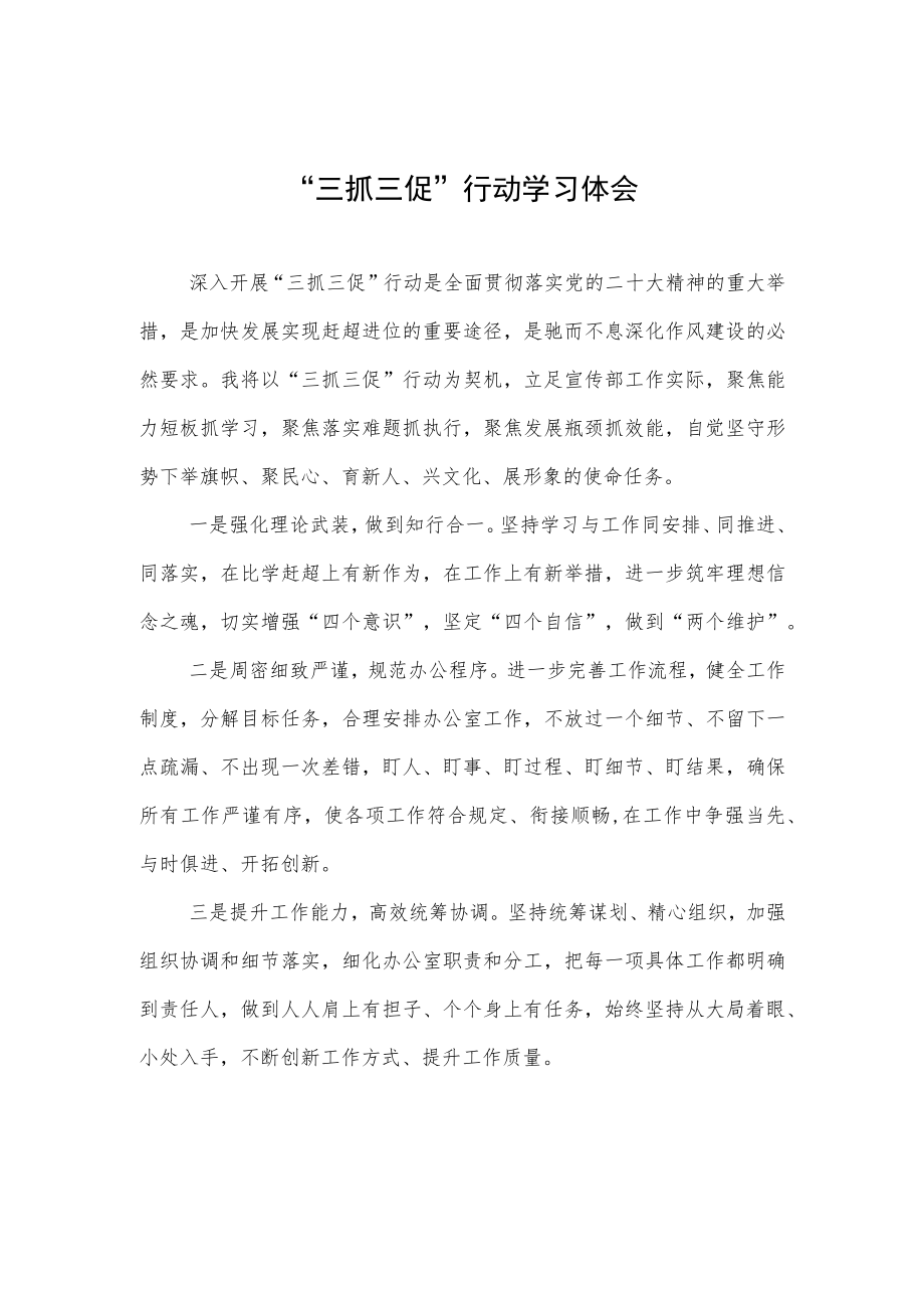 2023三抓三促行动学习体会.docx_第1页