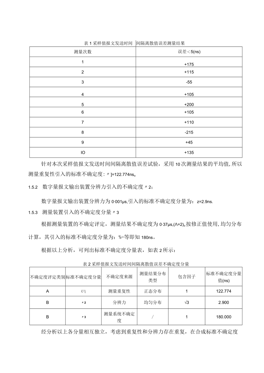 JJF-数字量输出报文特性测量方法-不确定度分析.docx_第3页