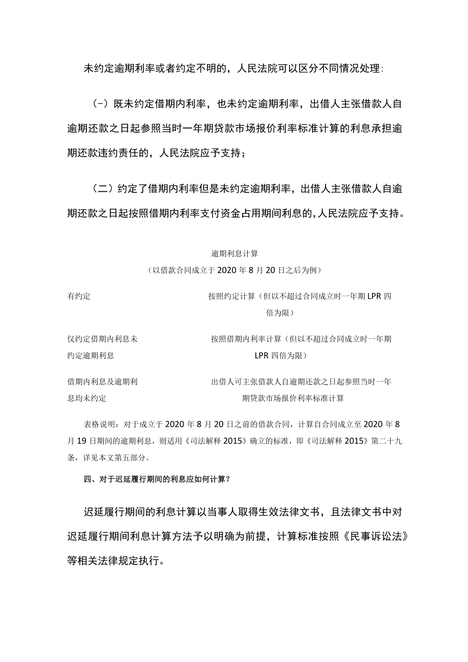 2023民间借贷纠纷案件利息计算标准及计算方式.docx_第3页