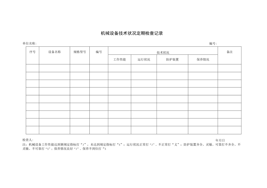 03机械设备技术状况定期检查记录.docx_第1页