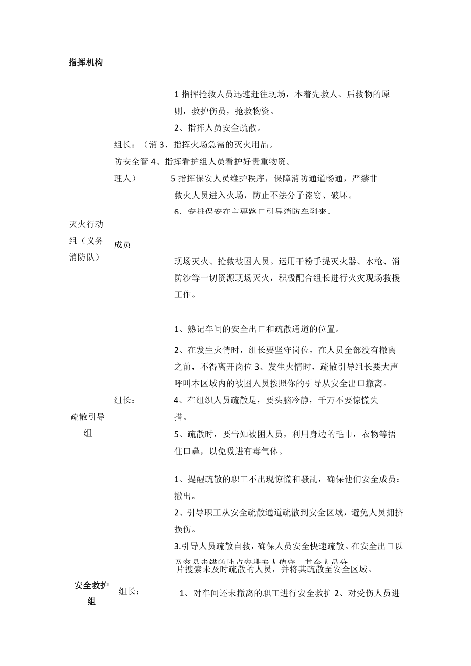 2023版火灾灭火和疏散应急疏散消防演习预案[全].docx_第3页