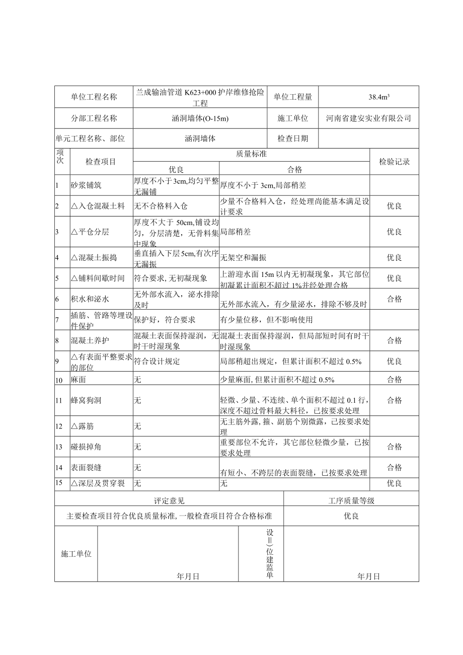 2.07混凝土浇筑工序质量评定表.docx_第2页