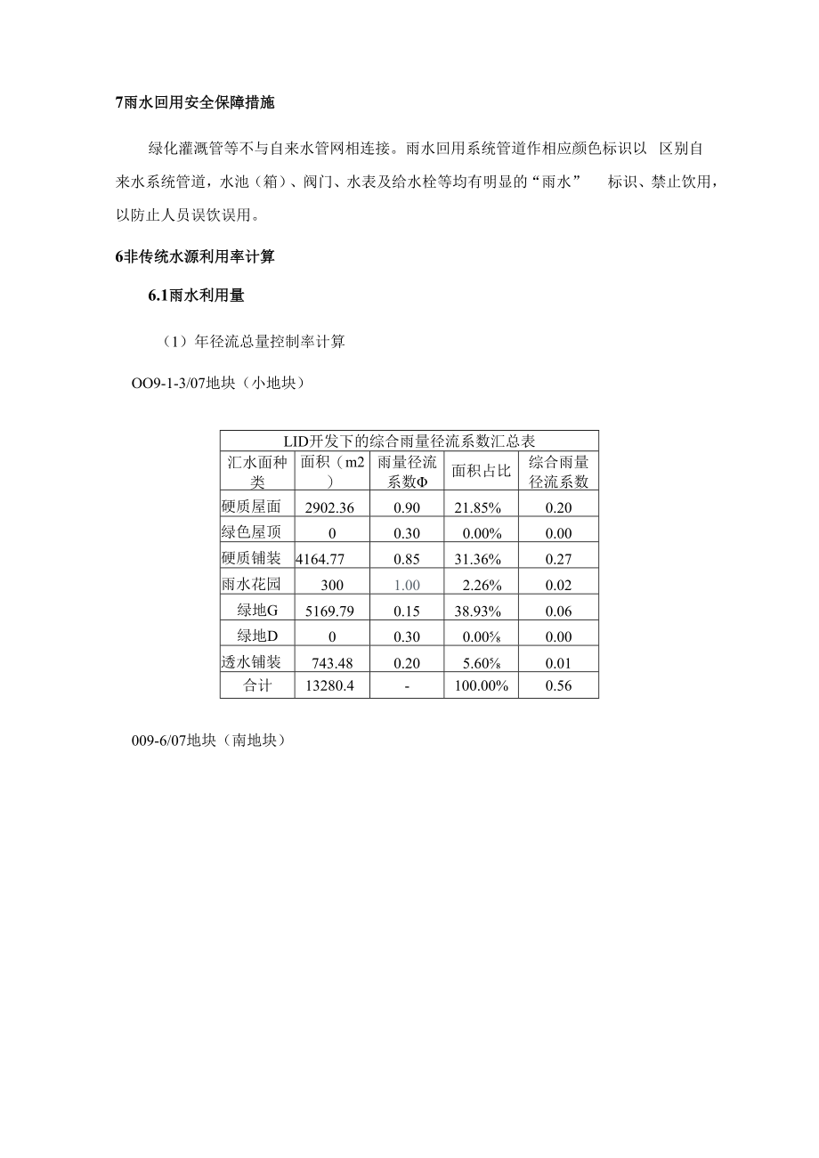 人才社区（二期）非传统水源利用率计算书.docx_第3页