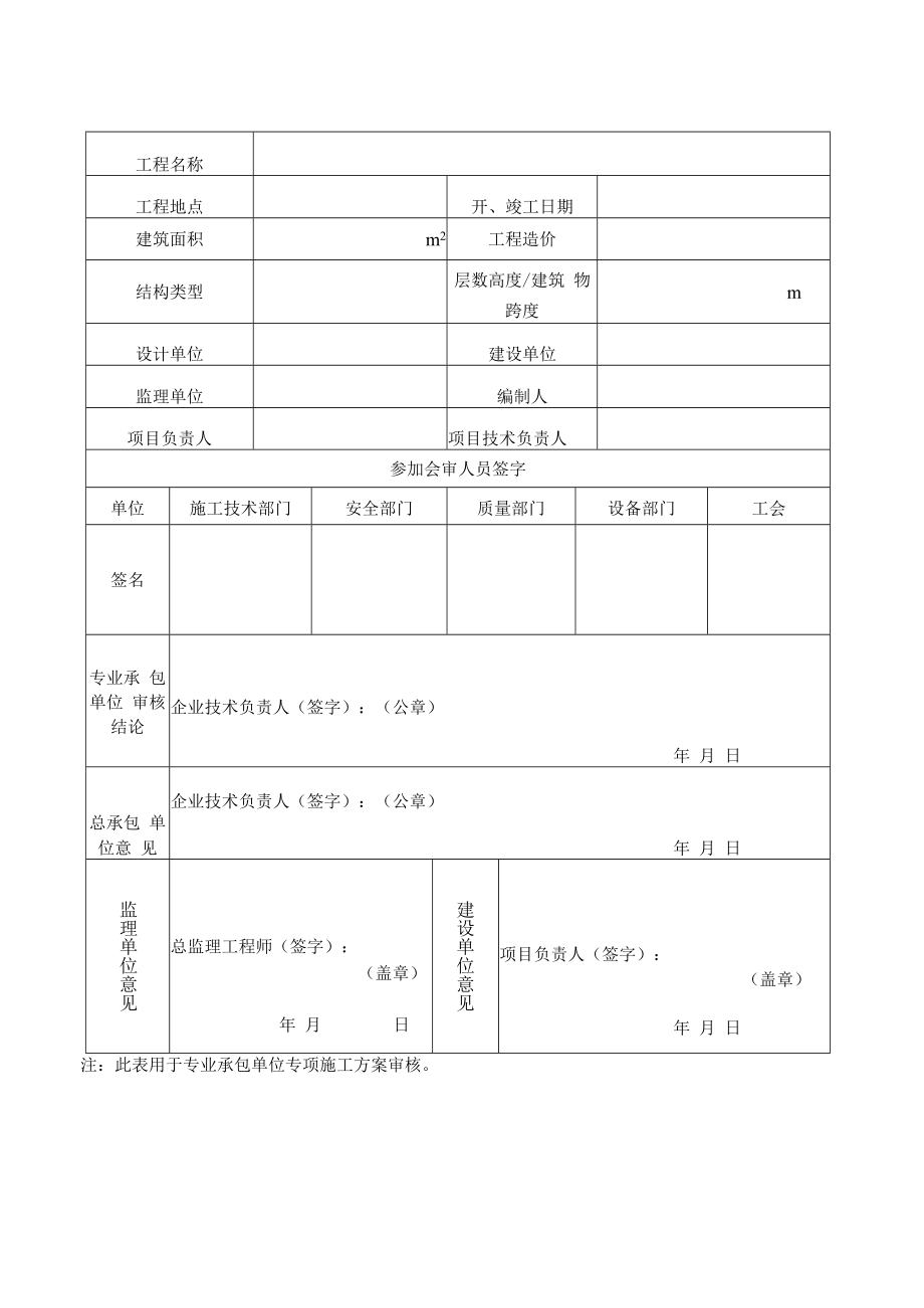 专项施工方案审核表.docx_第3页