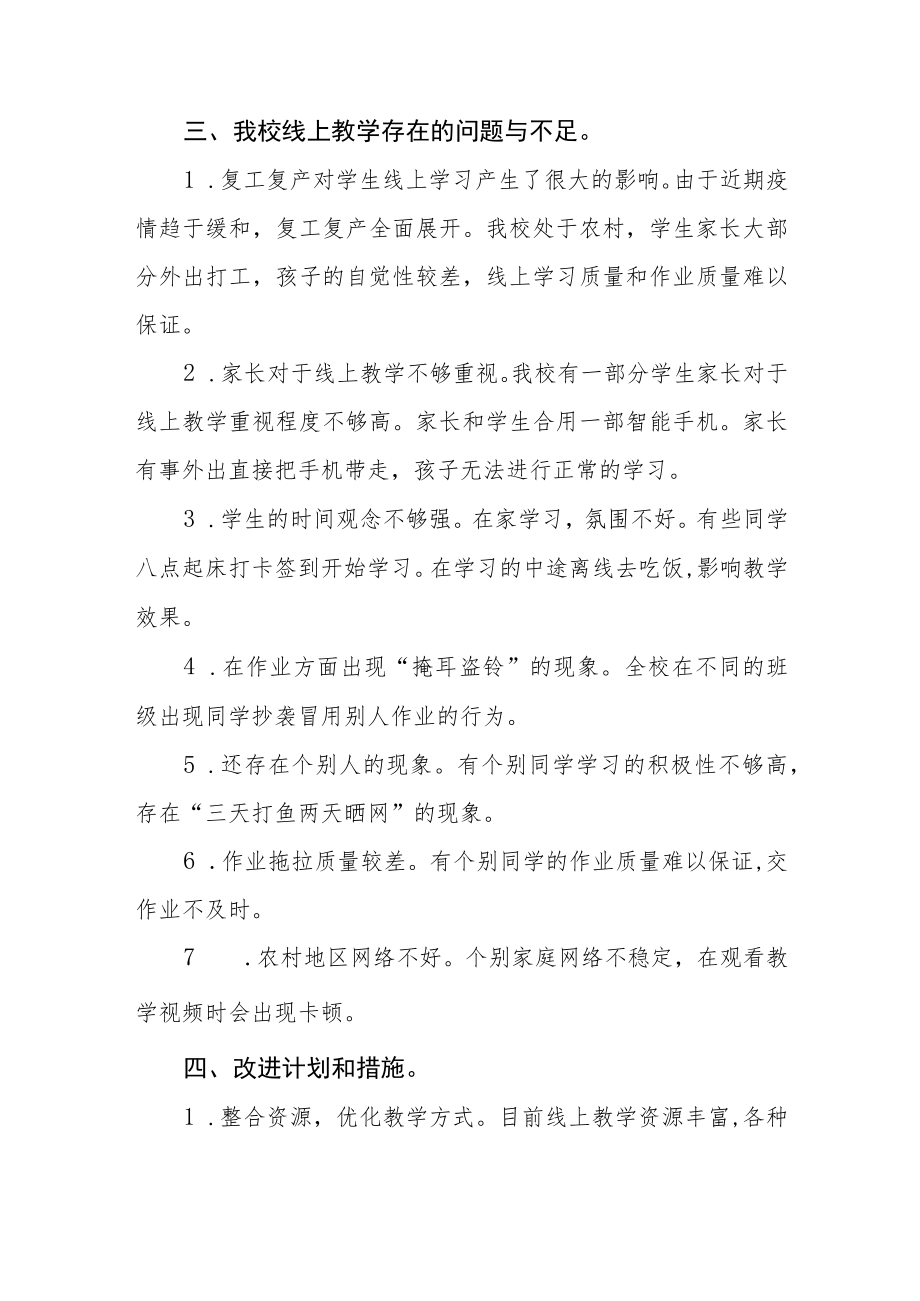 中学教师线上教学工作总结四篇.docx_第2页