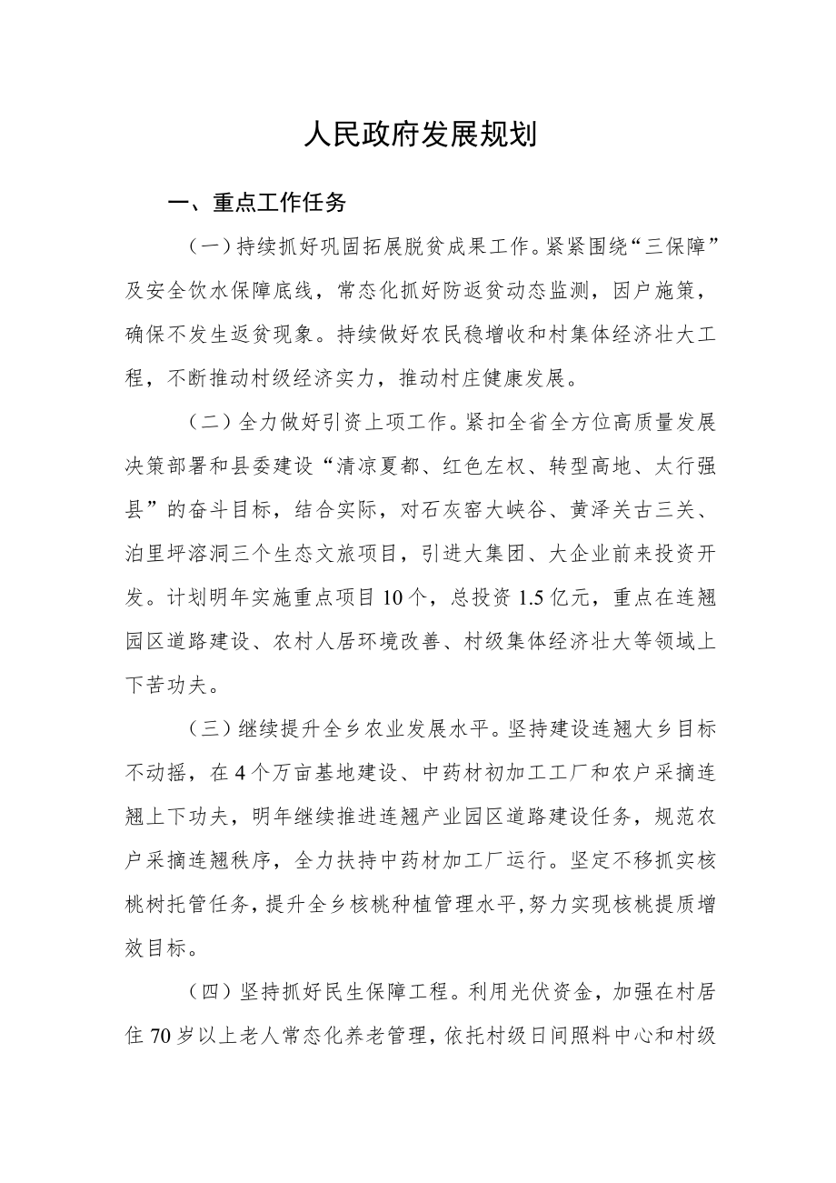 人民政府发展规划.docx_第1页