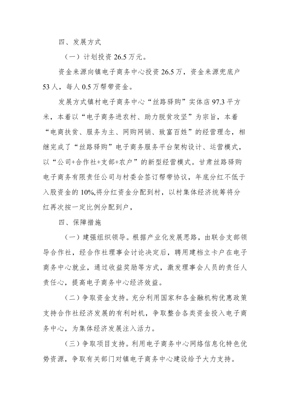 乡镇电子商务中心发展实施方案.docx_第3页