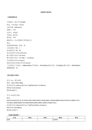 中开高速二等水准平差报告-总报告.docx