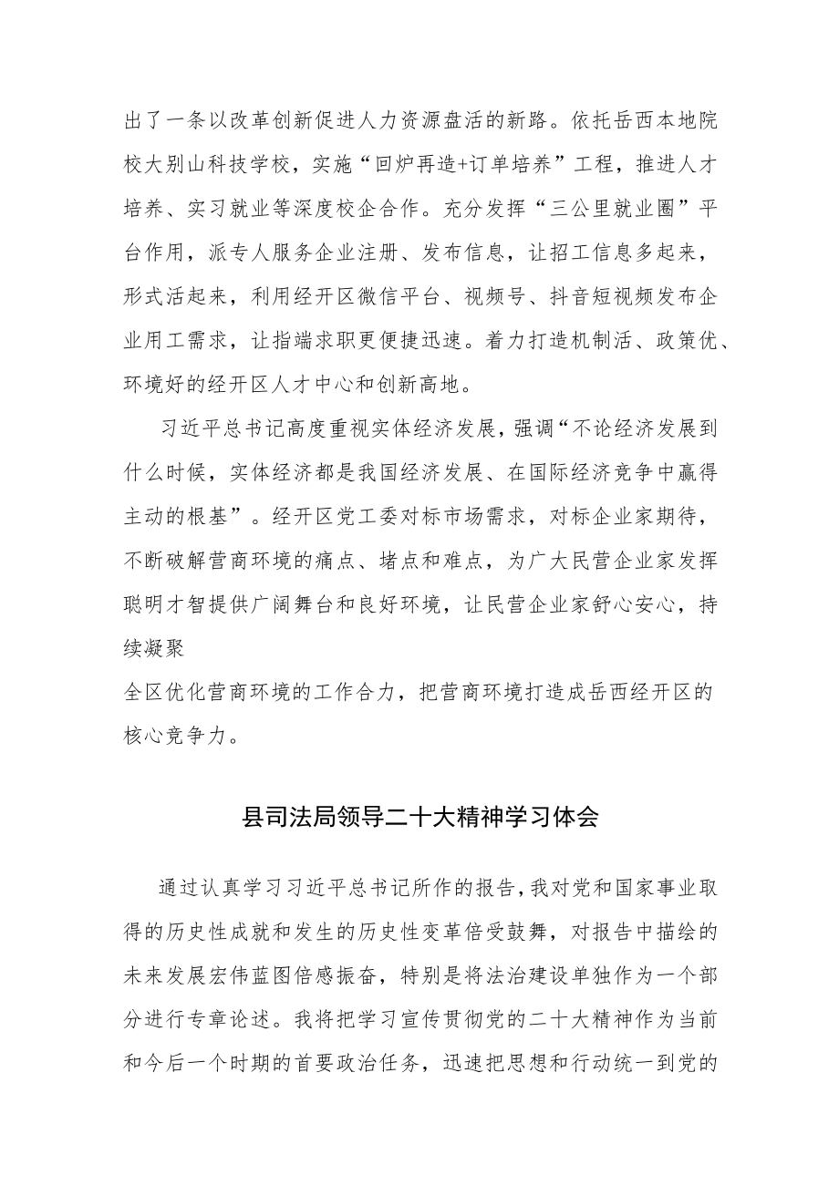 党员干部学习党的二十大精神心得体会参考范文3篇十七.docx_第3页