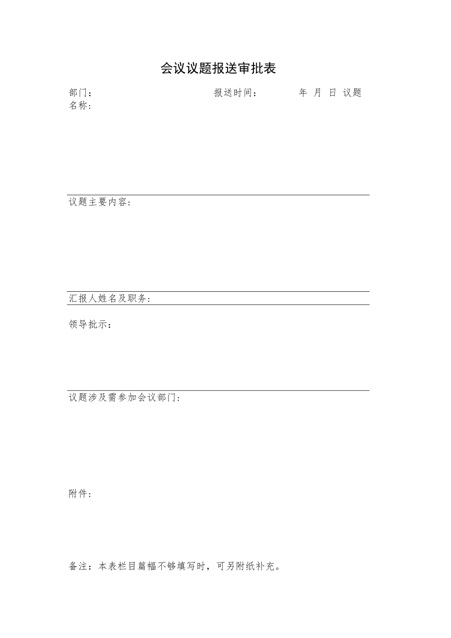 会议议题报送审批表.docx_第1页