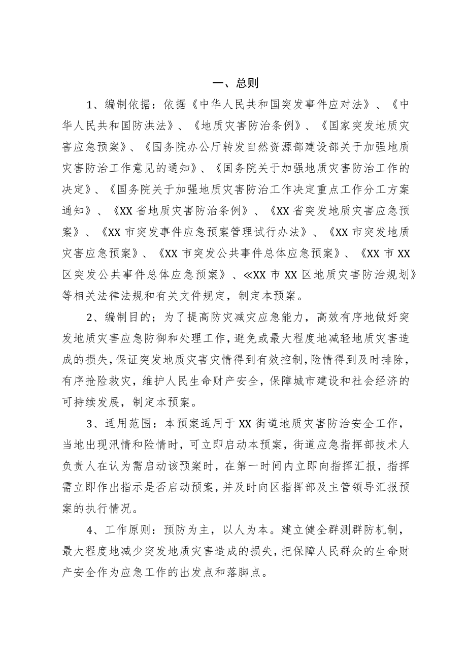 XX街道地质灾害应急预案.docx_第2页