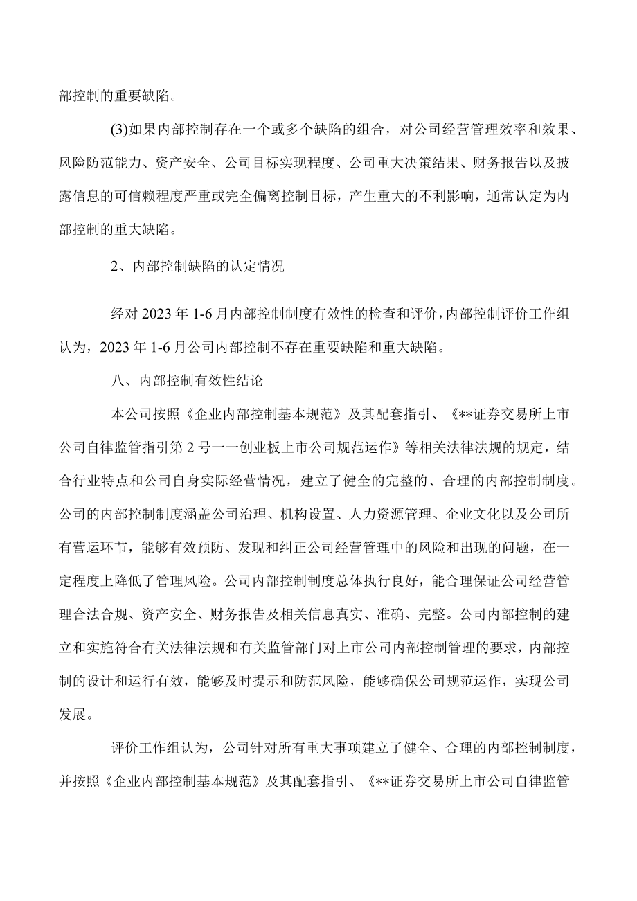 2023年半年度公司内部控制自我评价报告.docx_第3页