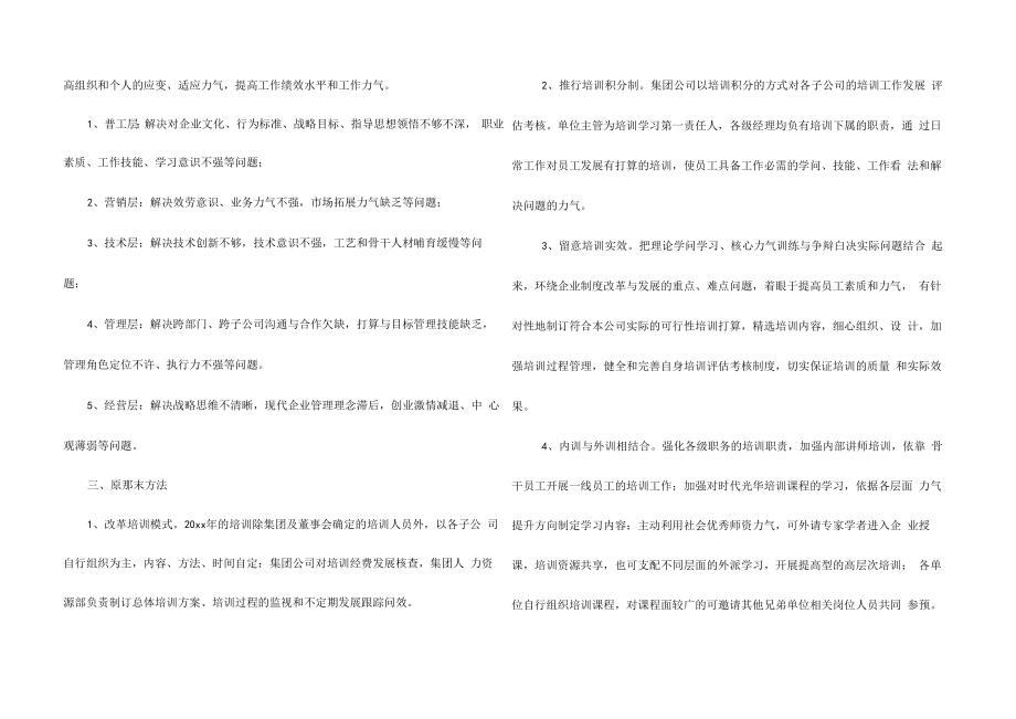 企业员工培训方案模板集合10篇.docx_第3页