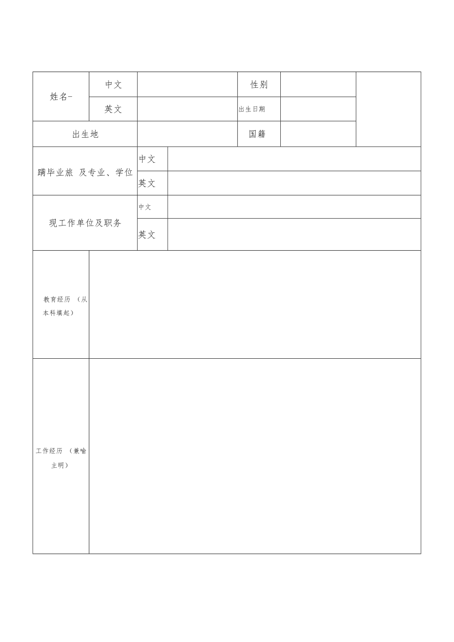 东华大学先进低维材料中心高级研究员岗位申请书.docx_第2页