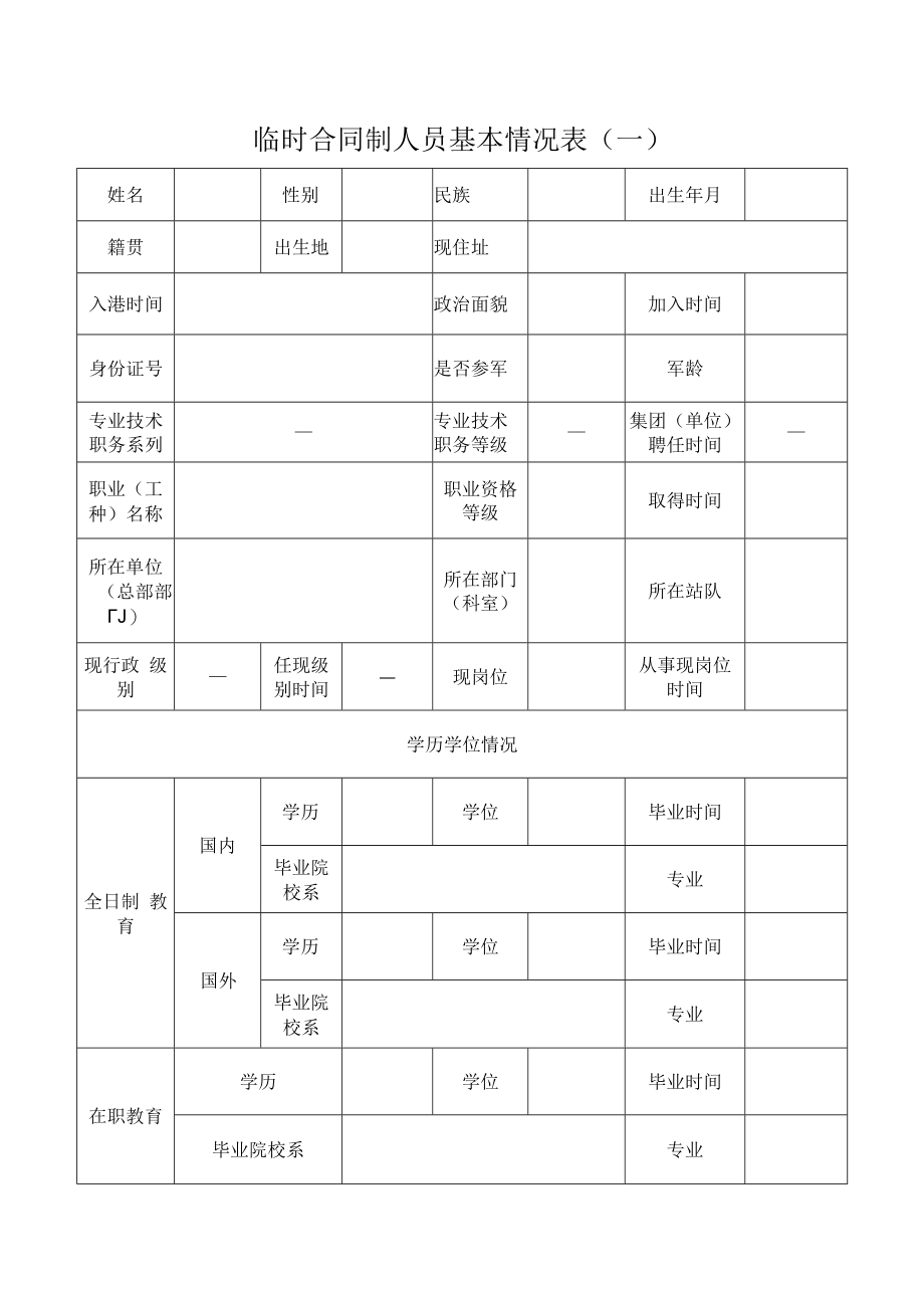 临时合同制人员基本情况表.docx_第1页