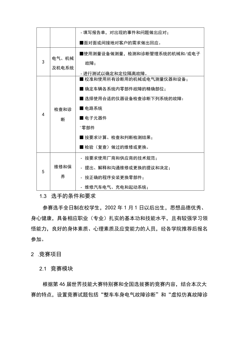 2023年浙江省技工院校汽车维修项目学生技能竞赛技术文件.docx_第3页