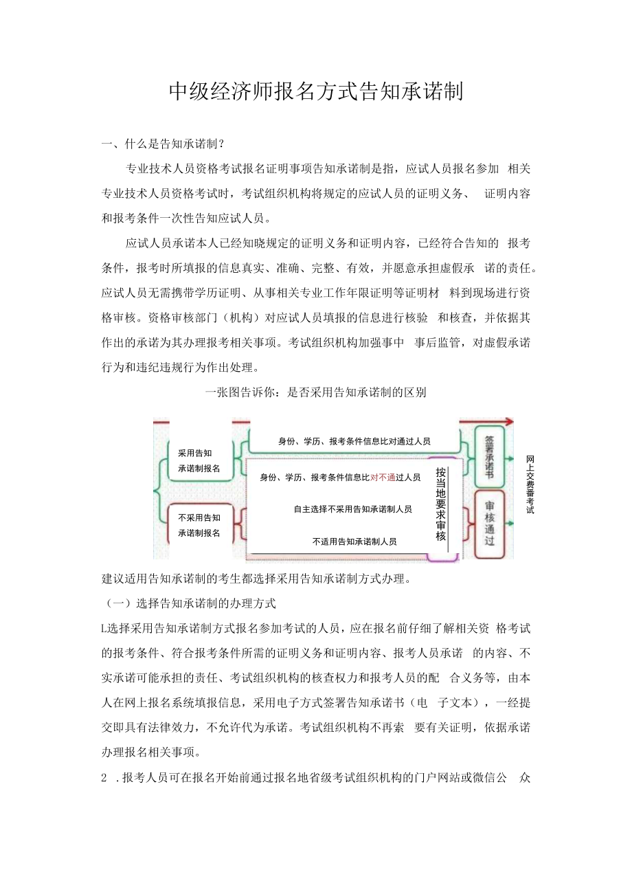 中级经济师报名方式告知承诺制.docx_第1页