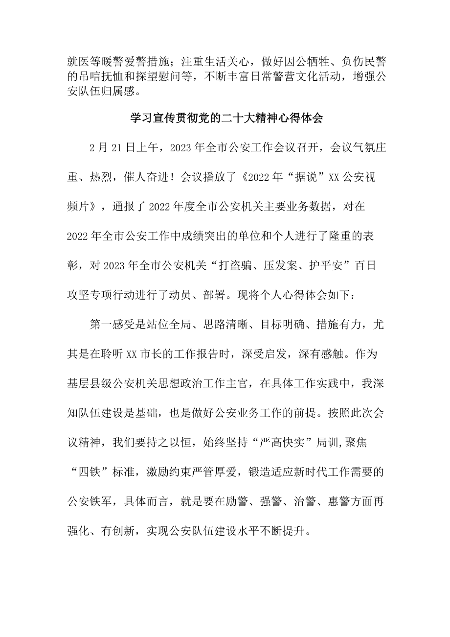 刑侦大队长《深入贯彻学习党的二十大精神》个人心得体会.docx_第3页