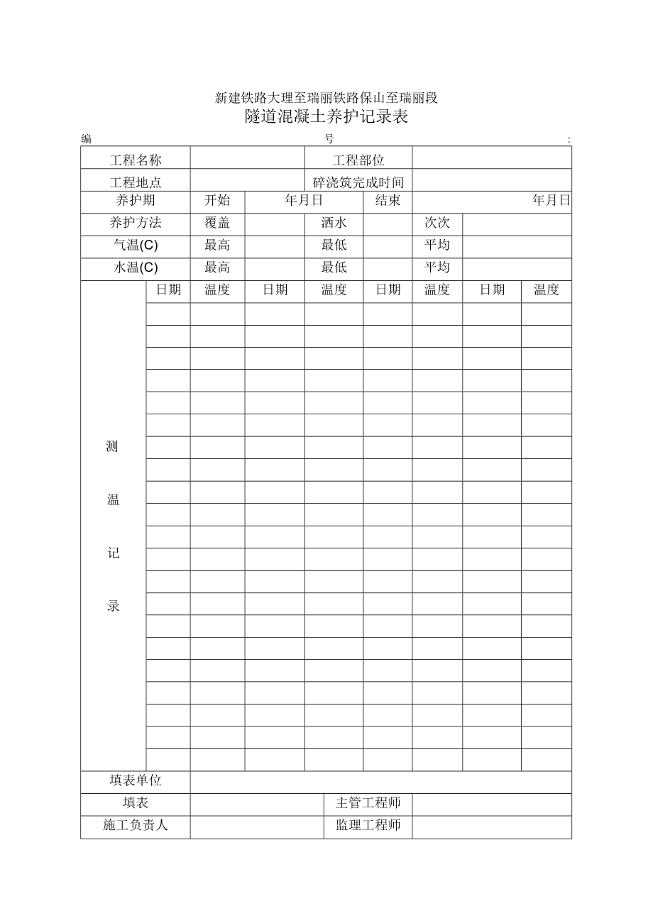 参考4 隧道混凝土养护记录.docx_第1页