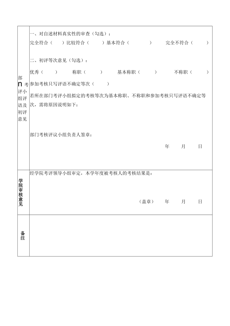 员工年度绩效考核鉴定表.docx_第2页