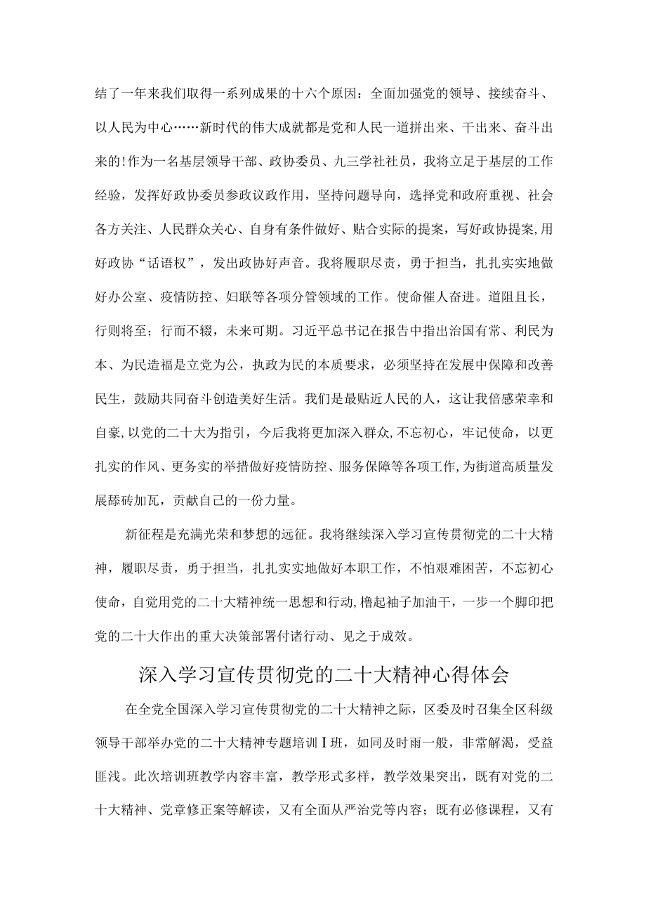 市区检察基层基层官深入贯彻《学习党的二十大精神》个人心得体会.docx_第3页