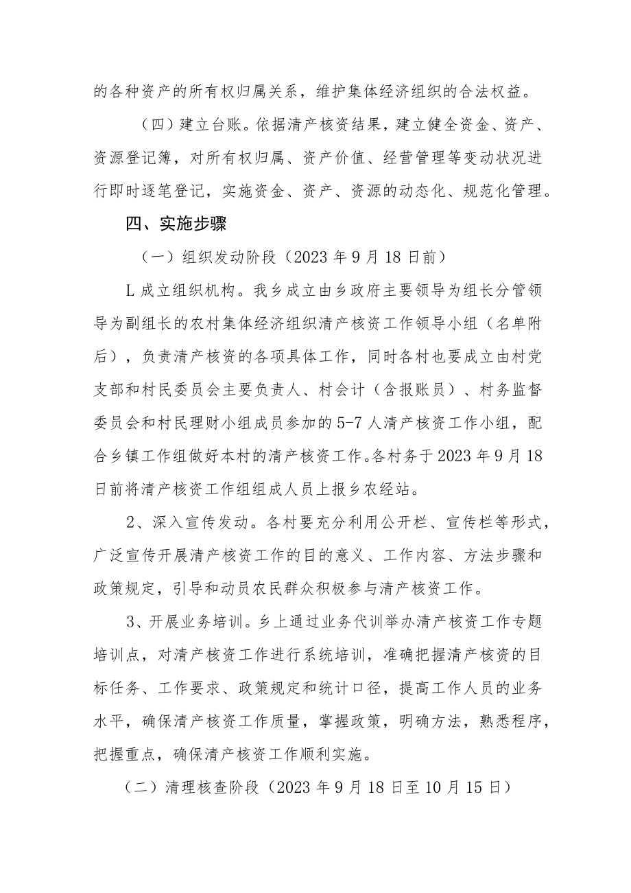 农村集体经济组织清产核资工作实施方案.docx_第3页