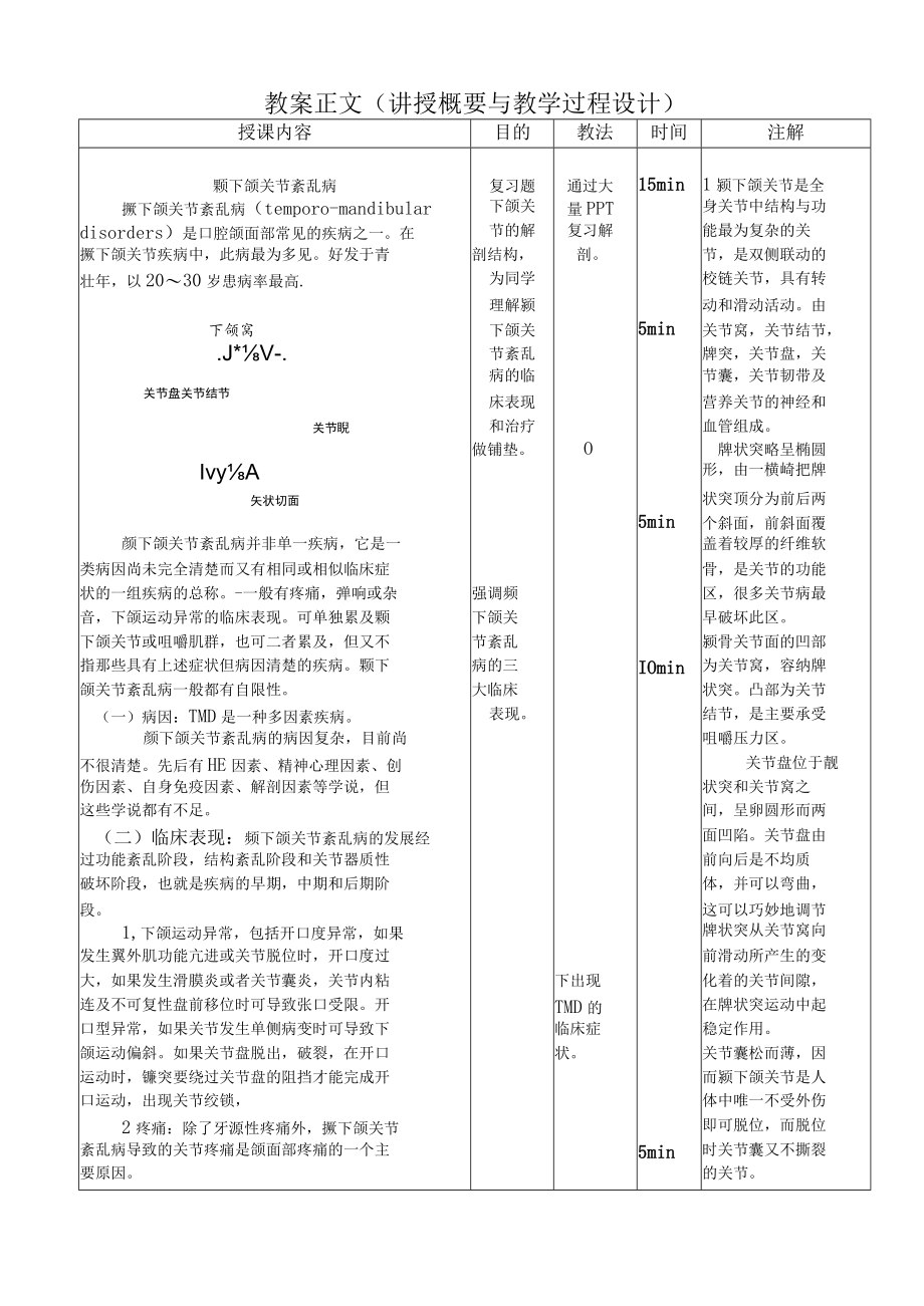 华北理工口腔科学教案11颞下颌关节疾病.docx_第3页