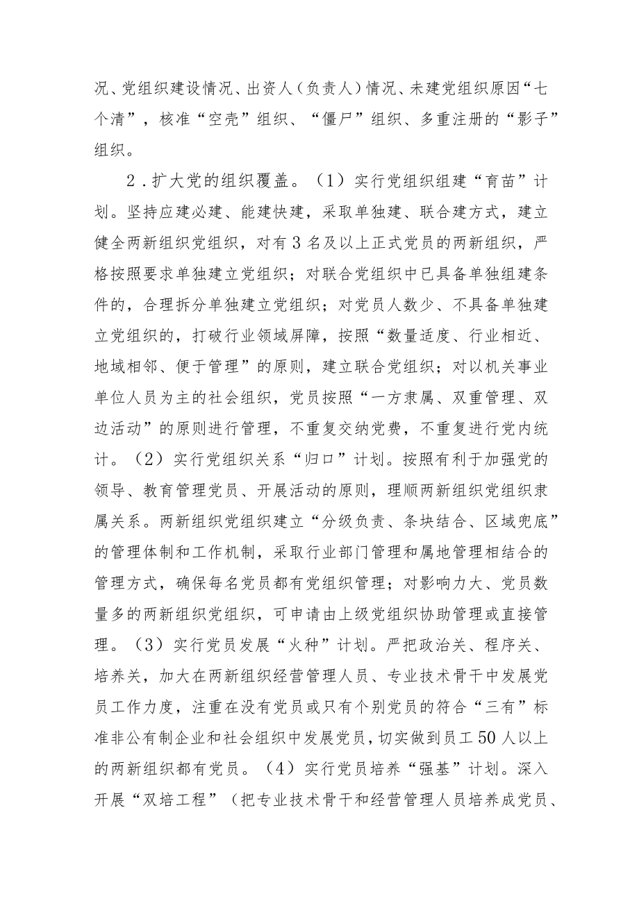 关于非公有制经济组织和社会组织党建“三提质”建设的实施意见.docx_第2页