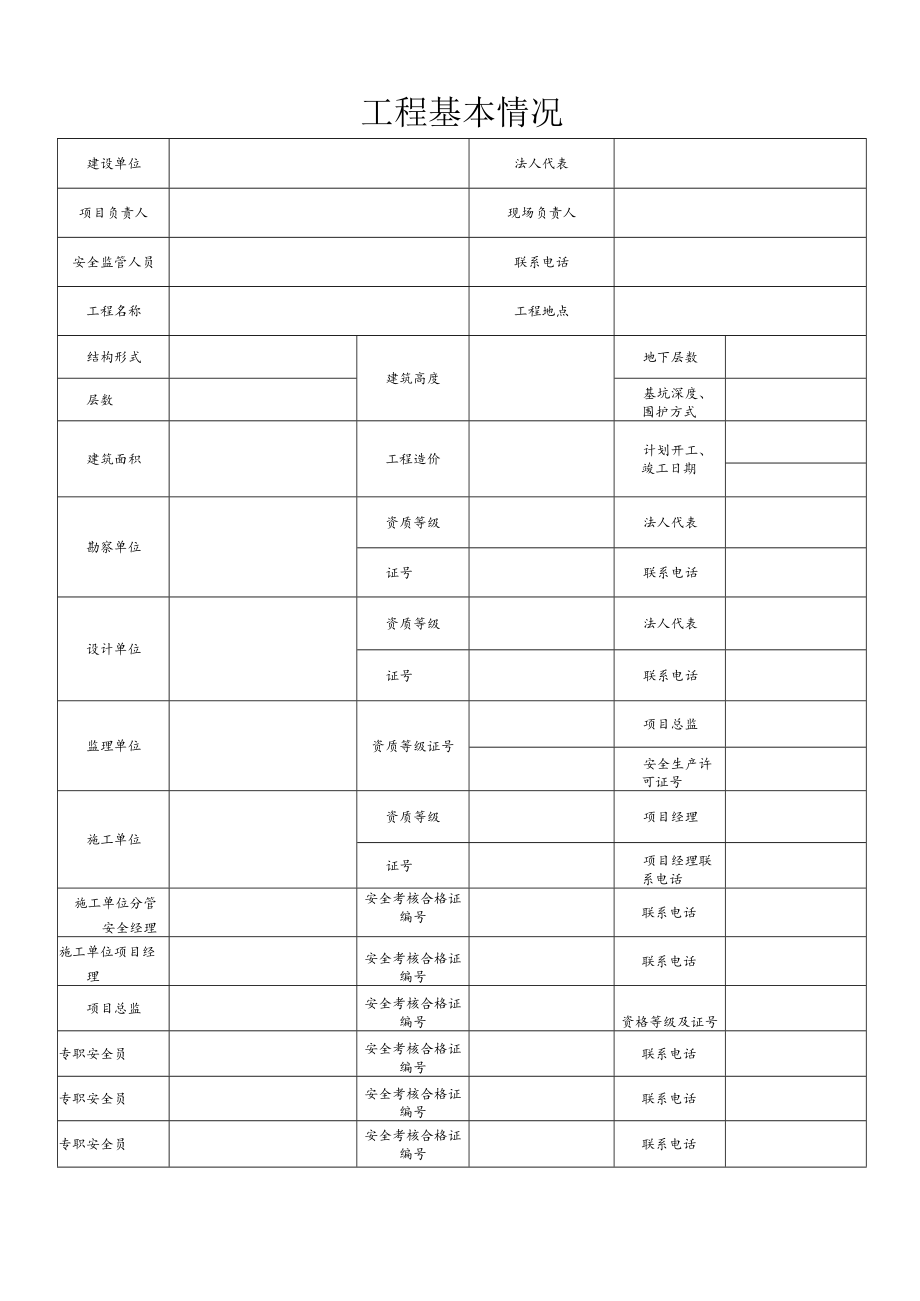 建筑工程安全施工措施备案表(7页）.docx_第3页