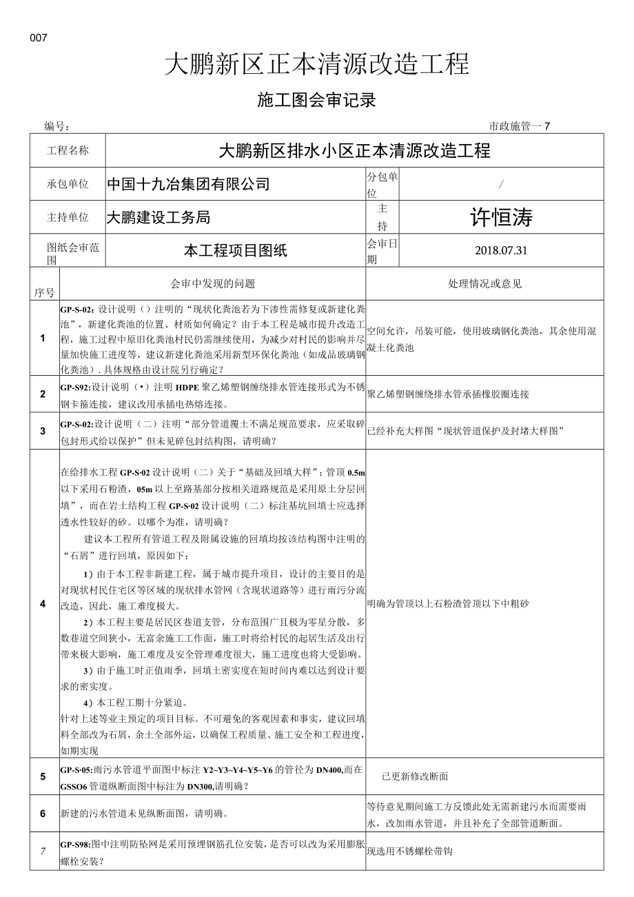 施工图会审记录（正本清源）.docx_第1页