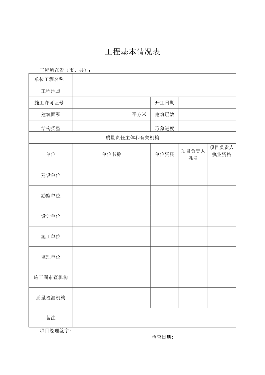 建设工程施工质量检查表0606.docx_第1页