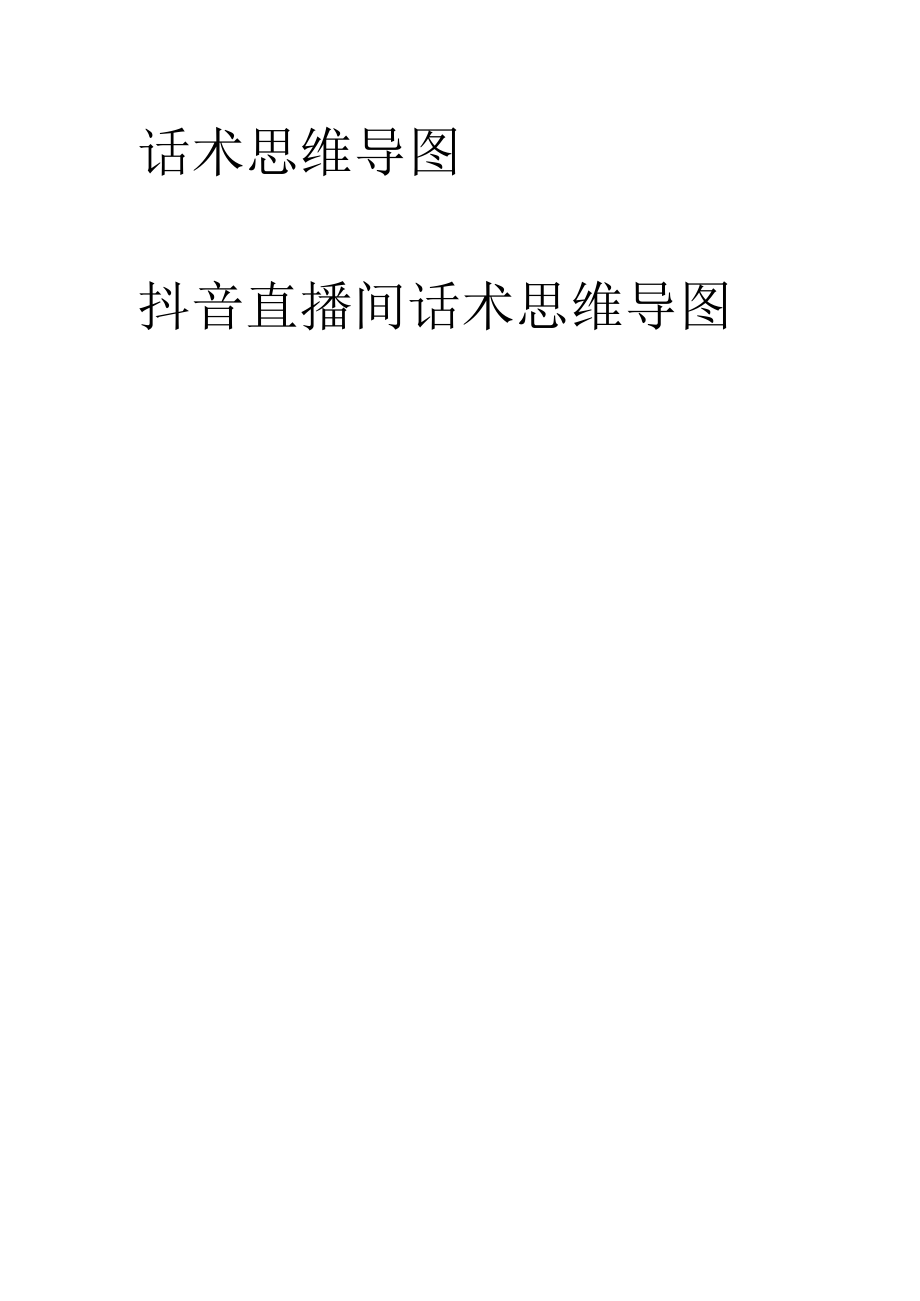 抖音直播间话术思维导图.docx_第2页