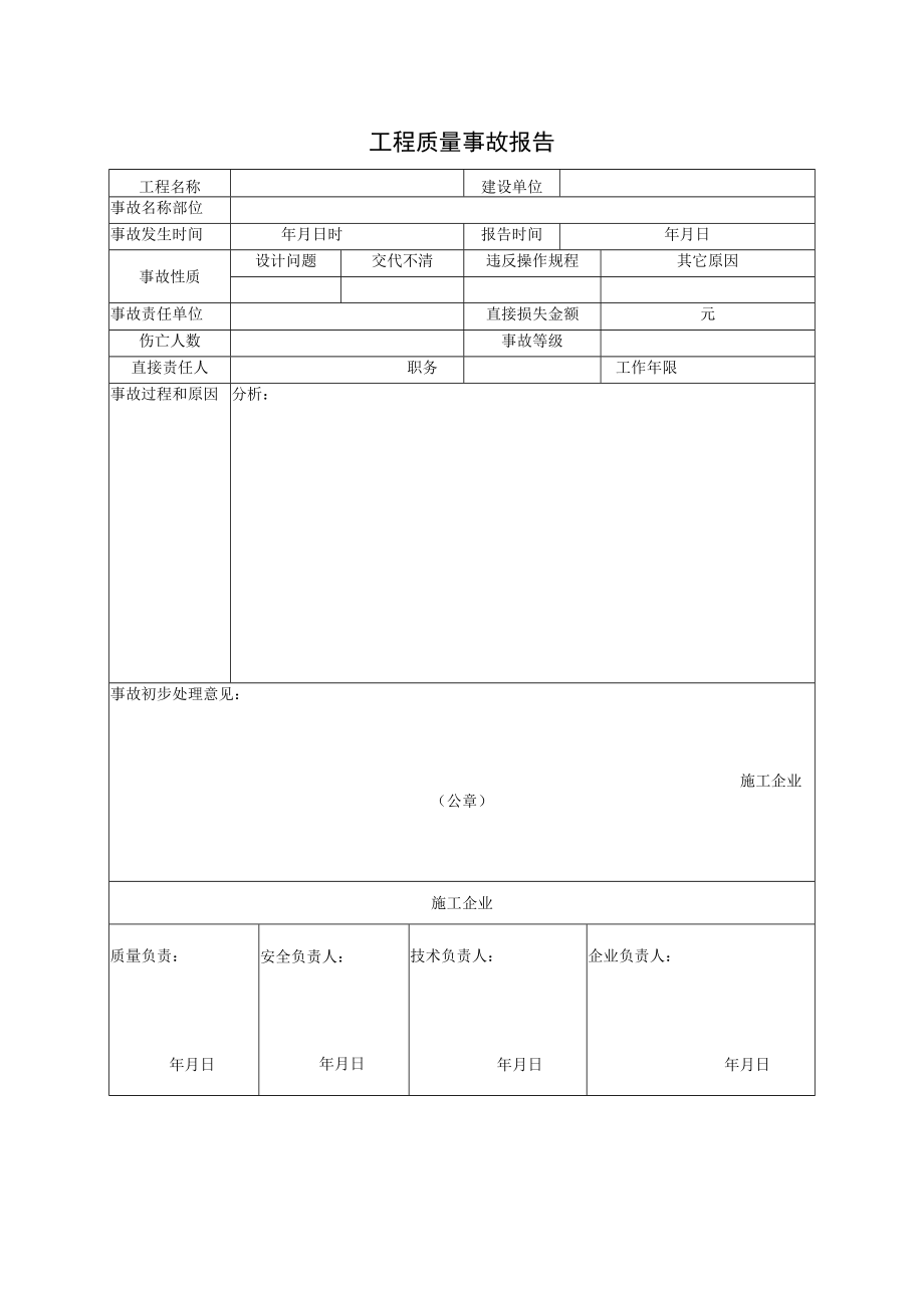 工程质量事故报告.docx_第1页