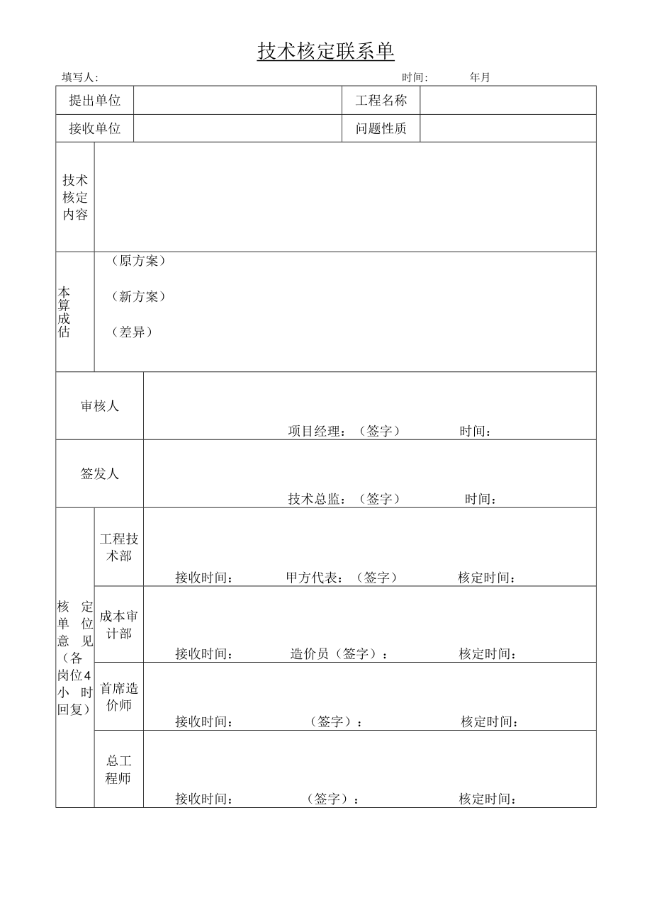 技术核定联系单10.docx_第1页