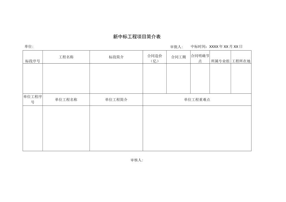 新中标工程项目简介表.docx_第1页