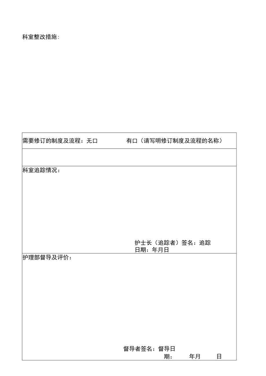 护理不良事件讨论、分析追踪记录表.docx_第2页