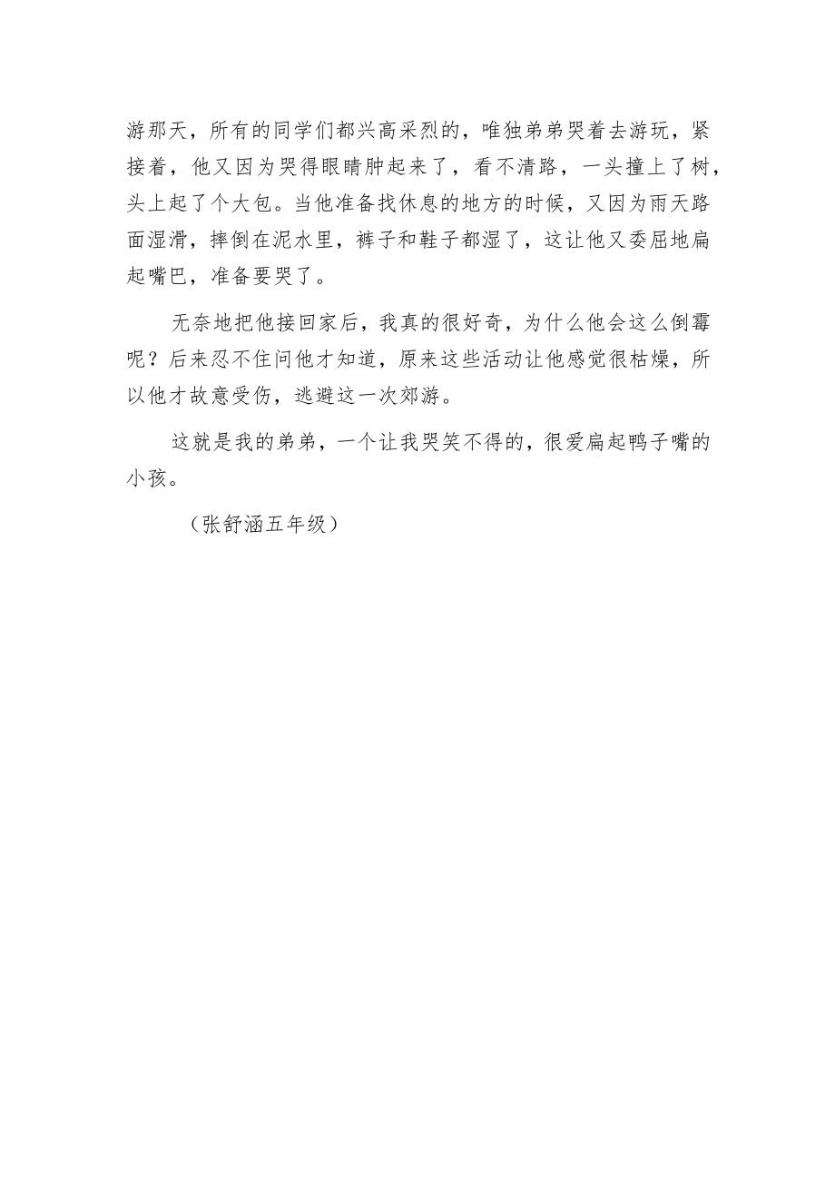 想起弟弟扁嘴的样子.docx_第2页