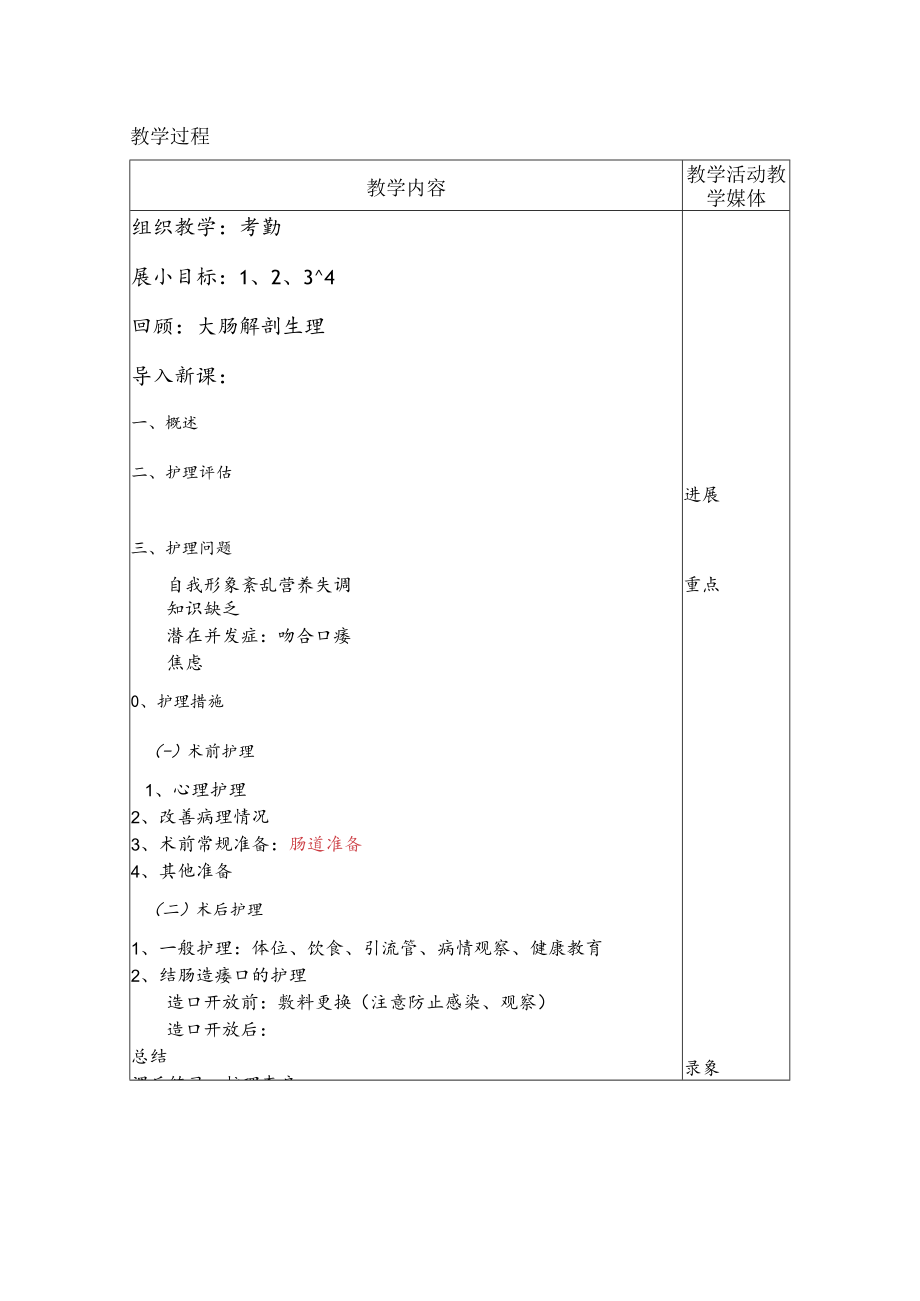 安医大外科护理学教案17结肠直肠癌病人的护理.docx_第2页