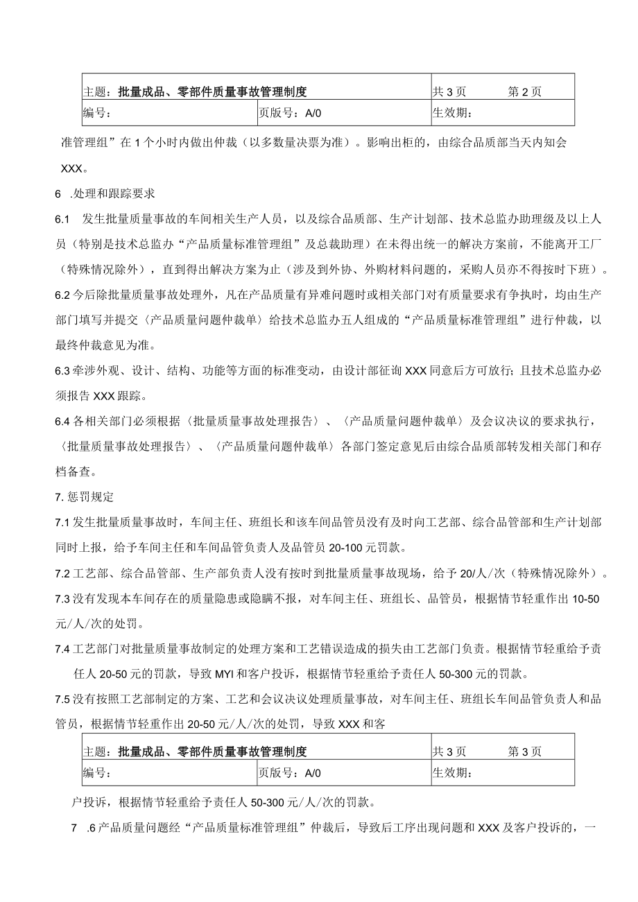 批量成品、零部件质量事故管理制度(附表单2份).docx_第2页