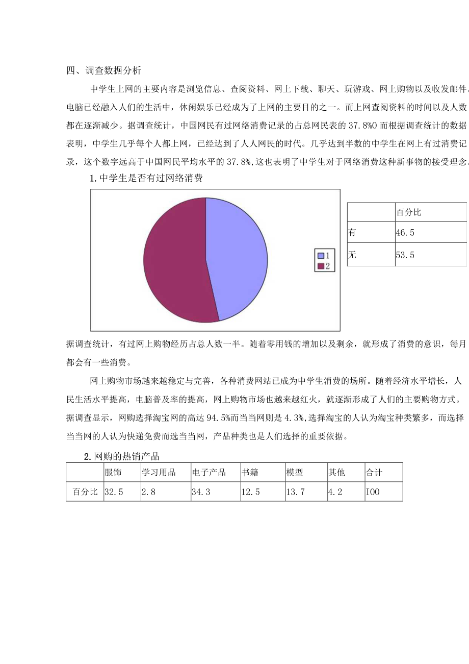 学生网络消费状况的调查研究.docx_第2页