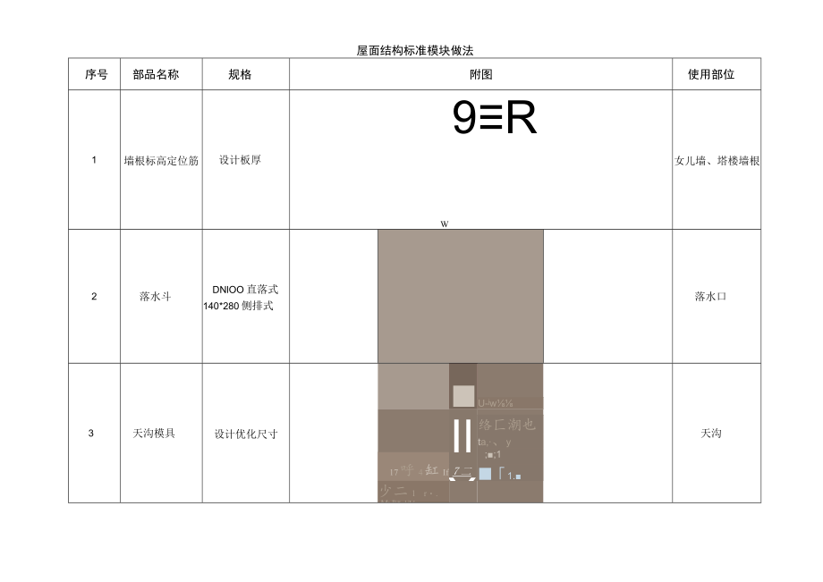 建筑施工屋面结构施工构件.docx_第1页