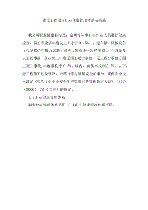 建设工程项目职业健康管理体系及措施.docx